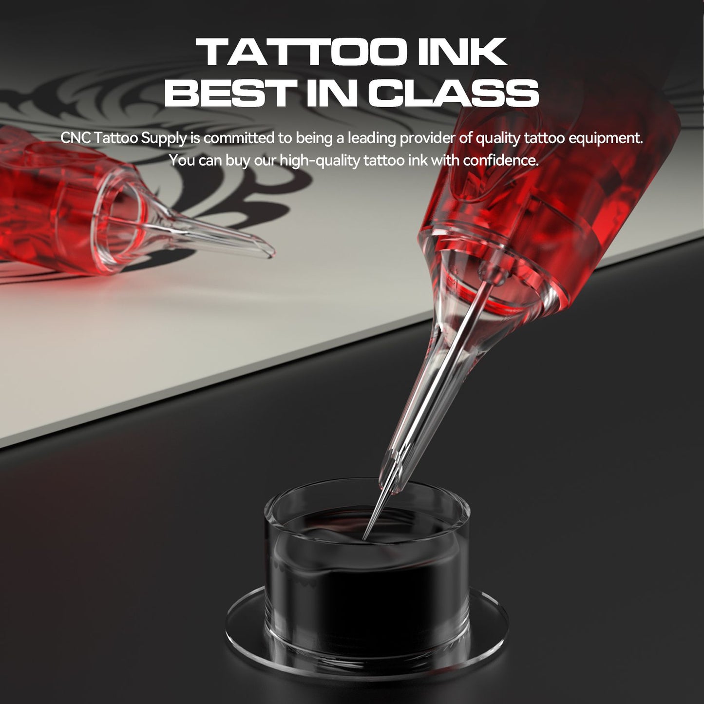 CNC True Black Tattoo Ink Pigment 1oz (30ml)